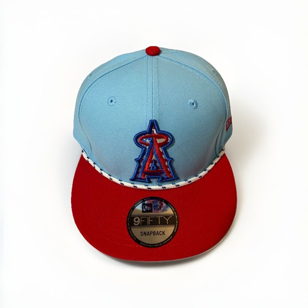 NWT New Era Los Angeles Angels 9FIFTY Independence Day 4th Of July Snapback Hat